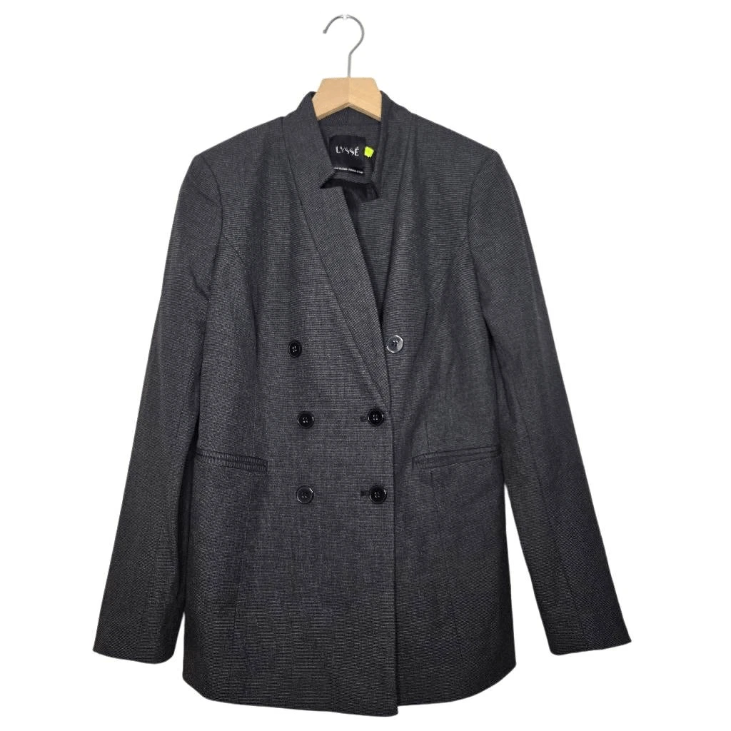 VETEMENTS Giacca blazer doppiopetto Lysse donna taglia small grigio lavoro carriera