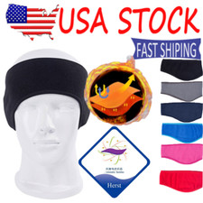 Sport Headband Ear Cover Ear Warmer Cycling Snowboard Fleece Hairband Sweatband
