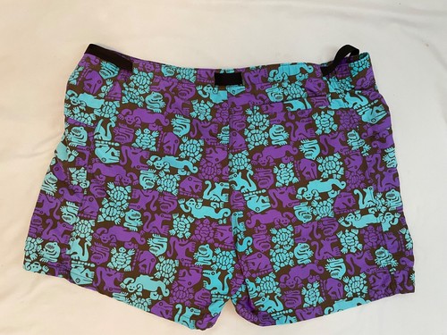 Vintage Patagonia Belted River Shorts Mens Large 4" Inseam Aztec ?- See Text!