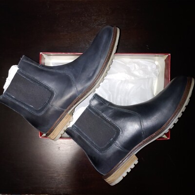 NEW HUSH PUPPIES Beck Rigby Chelsea Boots Black Leather  display picture 3