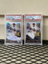 2018 GLEYBER TORRES BOWMAN CHROME PEAKS /POTENTIAL Auto /99 PSA 10 And Base 10