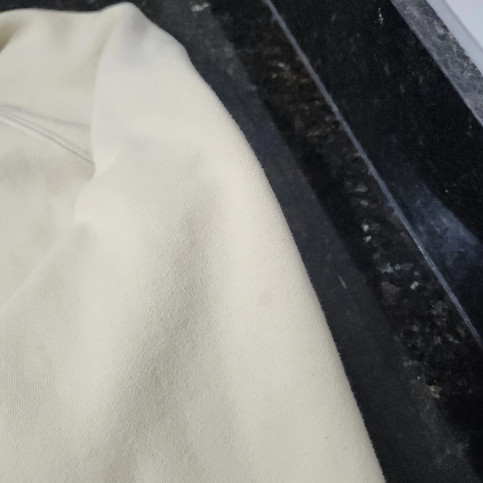 Felpa con cappuccio Essentials Fear Of God pullover spesso pesante tono giallo hype large