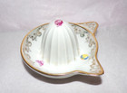 Presse citron en porcelaine de Limoges dorée à l'or fin