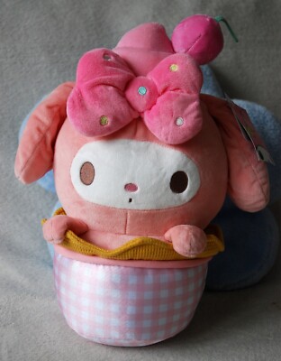 Sanrio Hello Kitty  And Friends My Melody Cupcake mit Kirsche Plüschtier 14 Zoll groß