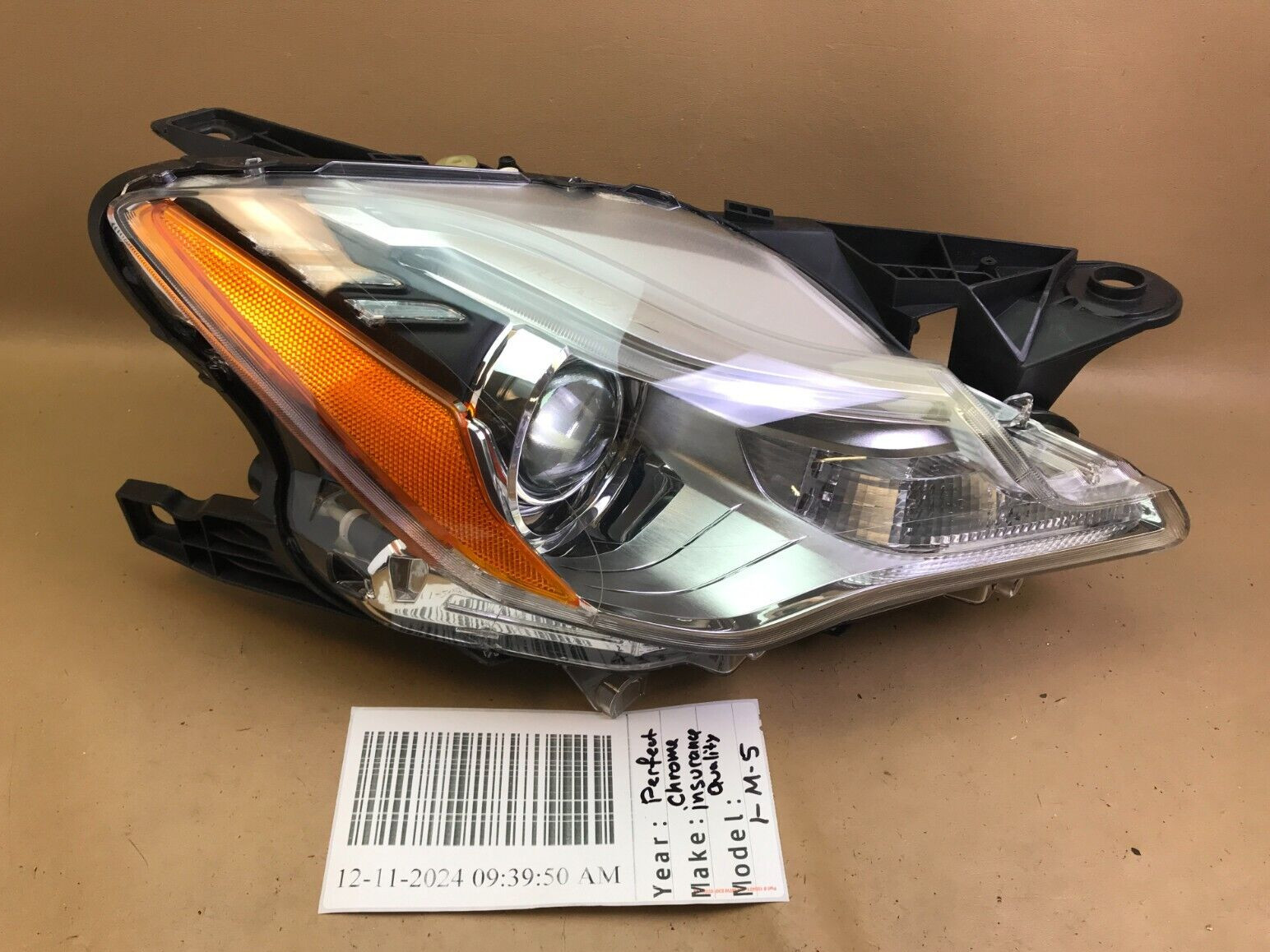 PERFECT 2014-2017 MASERATI QUATTROPORTE RIGHT RH HEADLIGHT HID XENON CHROME OEM