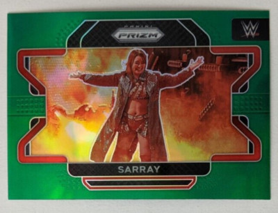 Sarray Sarray 2022 WWE Panini Prizm GREEN #70 Wrestling Card NXT 2.0 Warrior ...