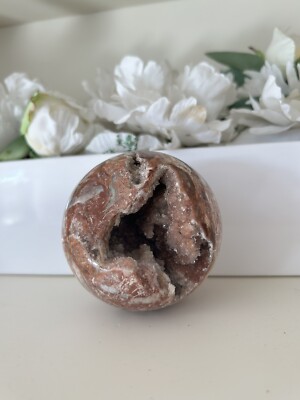 Druzy Red Jaspis Kugel aus Madagaskar 
