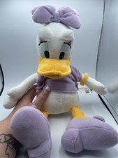 Disney Parks Daisy Duck 20" Plush Toy Authentic Original Ponytail Bow