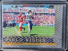 2018 Donruss Elite Gold Field Vision Melvin Gordon #ed 275/299 #FV-5 SD Chargers