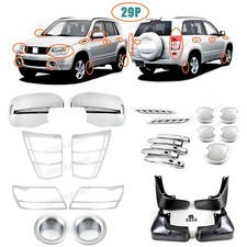 Accessories Chrome Smart Molding Covers Trims For 2006-2008 Suzuki Grand Vitara