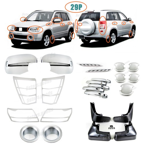 Accessories Chrome Smart Molding Covers Trims For 20062008 Suzuki