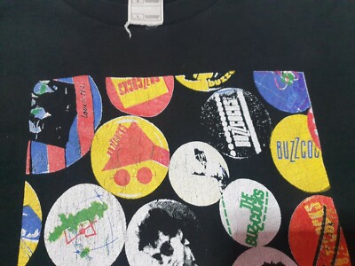 Rare Vintage Buzzcocks Lest we forget t shirt english punk