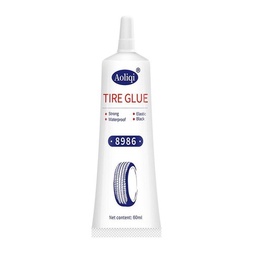 `Colla per riparazione pneumatici Liquido Forte Colla per gomma Gomma nera mlf - Picture 2 of 10