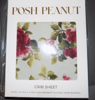 POSH PEANUT LIZZIE CRIB SHEET NEW 