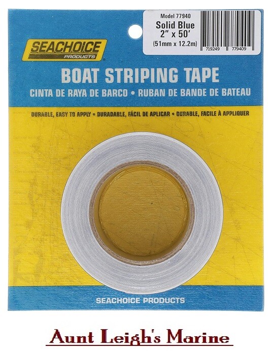 Seachoice Marine SelfAdhesive Boat Stripe Striping Tape 3 mil Blue 2" x 50' eBay