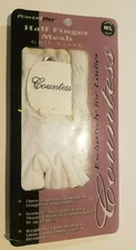 Womens Power Bilt Half Finger Mesh White Countess Left Golf Glove Size M/L