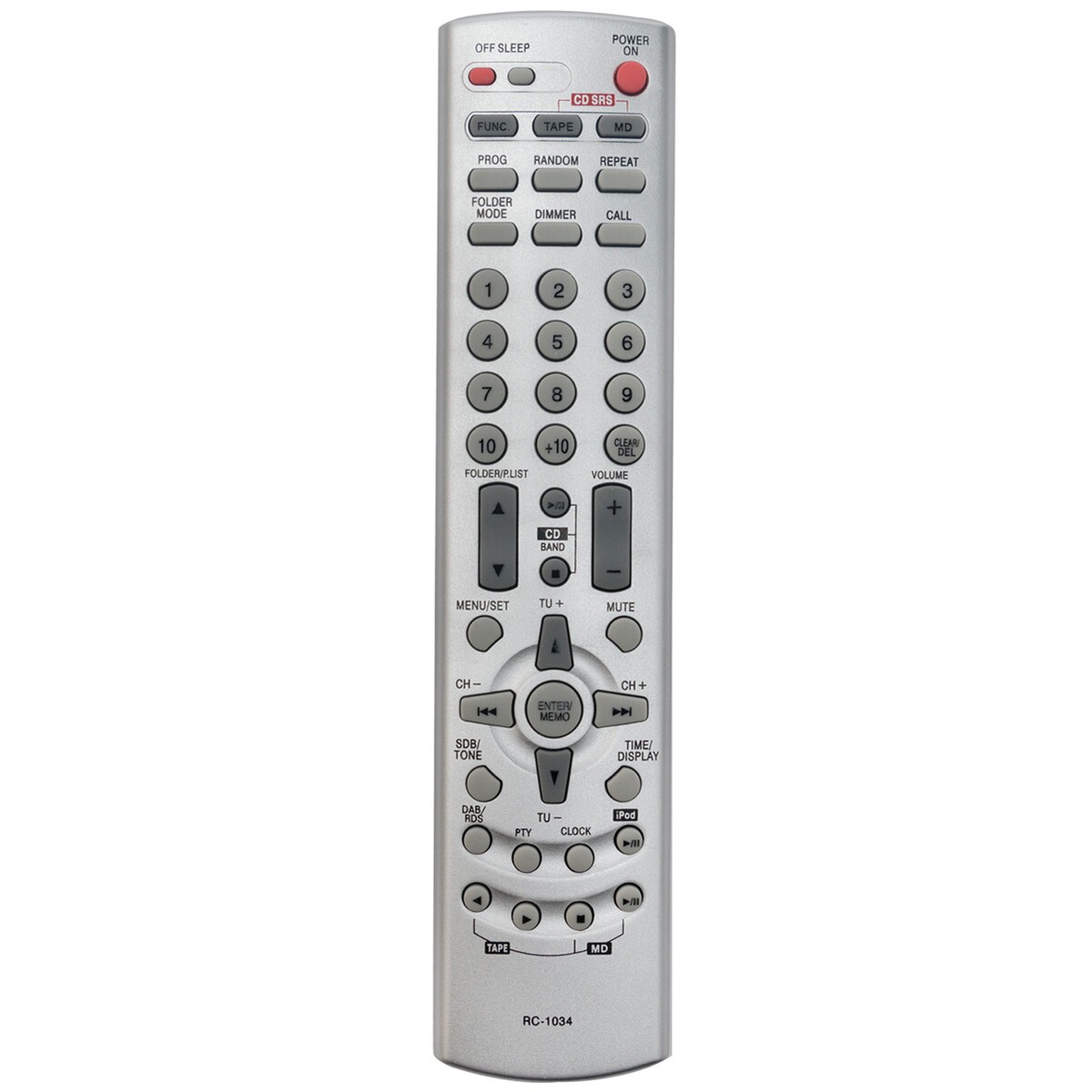 RC-1034 RC1034 Replace Remote Control for Denon AM-FM Stereo