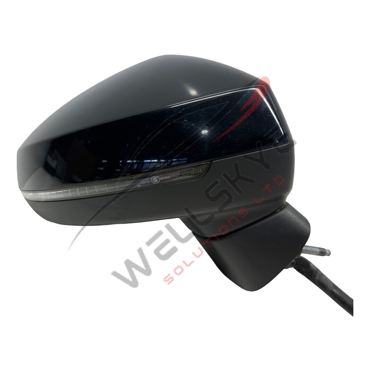 Audi A3 2017 OFFSIDE Drivers Electric Door Wing Mirror 