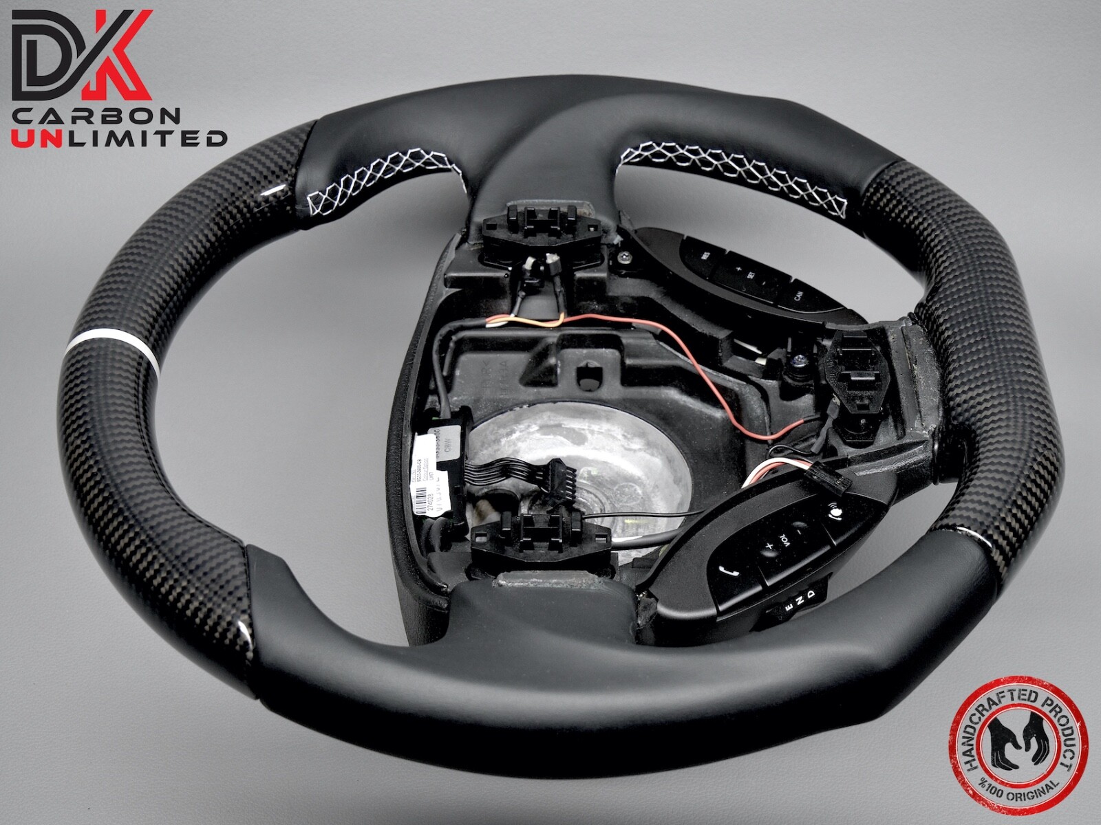 Aston Martin DB9 DBS Rapide Vantage Virage 5mm White Carbon Steering Wheel v1