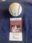 Ernie Banks HOF 77 Autographed ONL Baseball JSA COA Vintage — photo 3