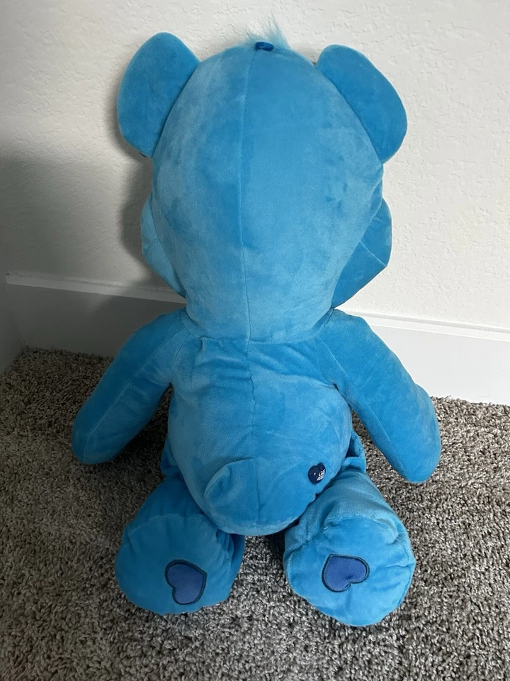 "Oso lluvioso gruñón Jumbo XL Care Bears 22"" felpa azul abrazable nuevo con etiquetas como nuevo" Foto 2 de 3
