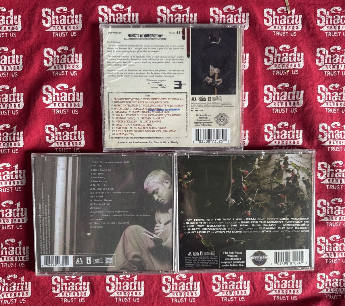 EMINEM CD LOT OF 3 Edited versions all 3 Sealed USA Versions | eBay