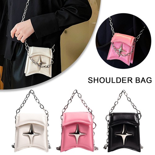 Women Hobo Bag PU Leather Chain Messenger Bag Fashion Casual Handbags Soft Purse