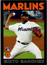 2021 Topps - 1986 35th Anniversary Series 2 Sixto Sanchez #86B-8 Black (RC)