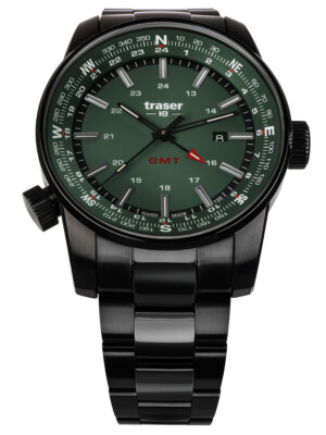 Traser H3 109525 P68 Pathfinder GMT Herrenuhr 46mm 10ATM
