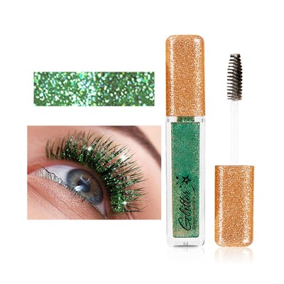 Green Mascara for EyelashesColorful Mascara Waterproof Long Lasting lash Masc...