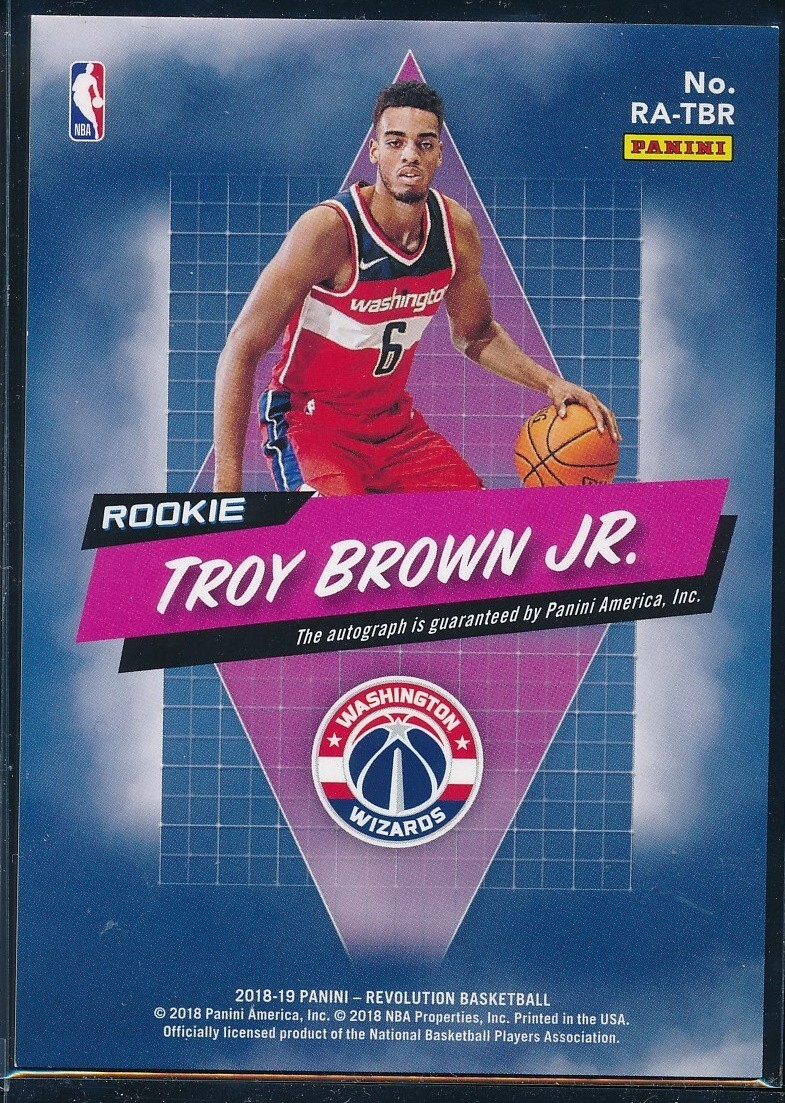 NBA トロイブラウン Troy Brown Jr. Gold Auto RC NBA トロイ