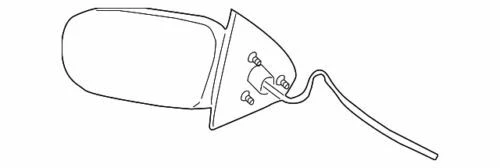 Genuine GM 2006-2007 Chevrolet GMC Front Passenger Side Mirror Assembly 15808570