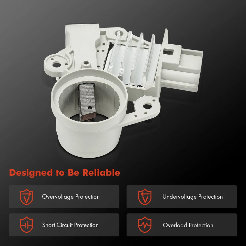 Regulador de voltaje del alternador 14,5 V para Ford F-150 F-250 Super Duty E-150 Mustang Foto 4 de 4