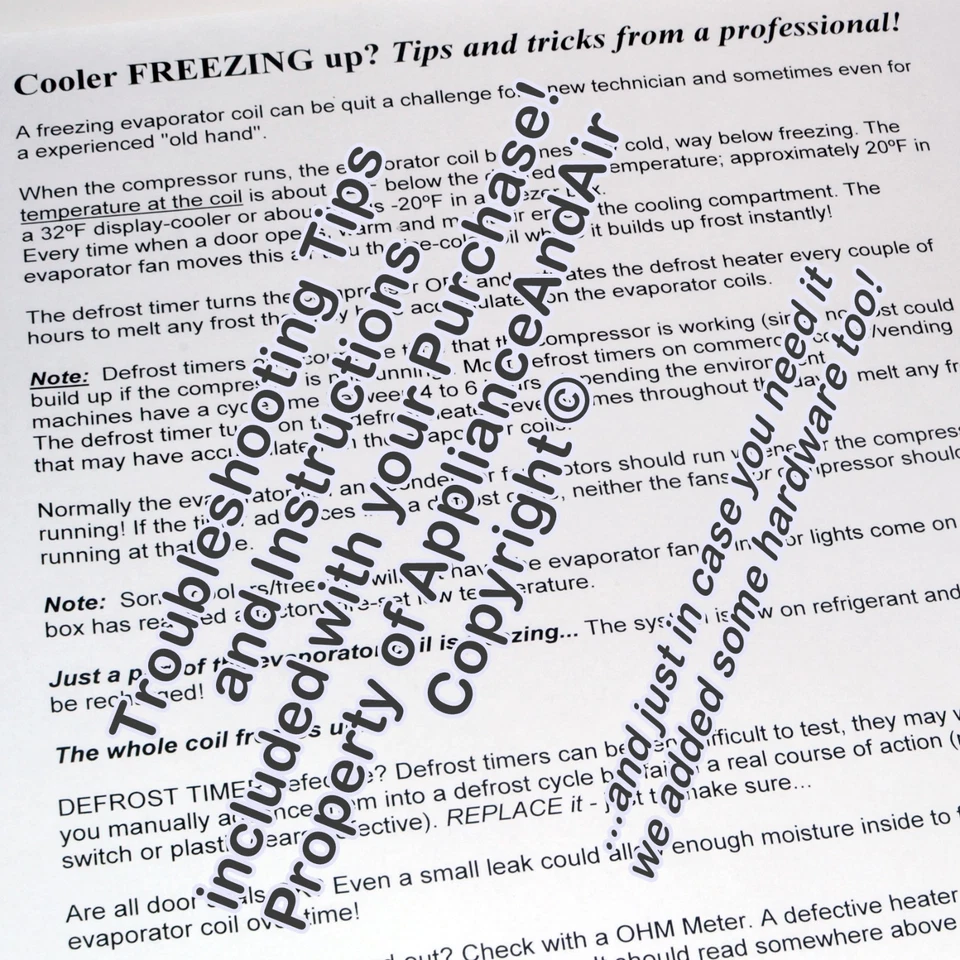Temporizador de descongelación Beverage Air 19-1257-00, 502-171A + puntas de reparación Hardw. ¡SE ENVÍA HOY! Foto 2 de 4