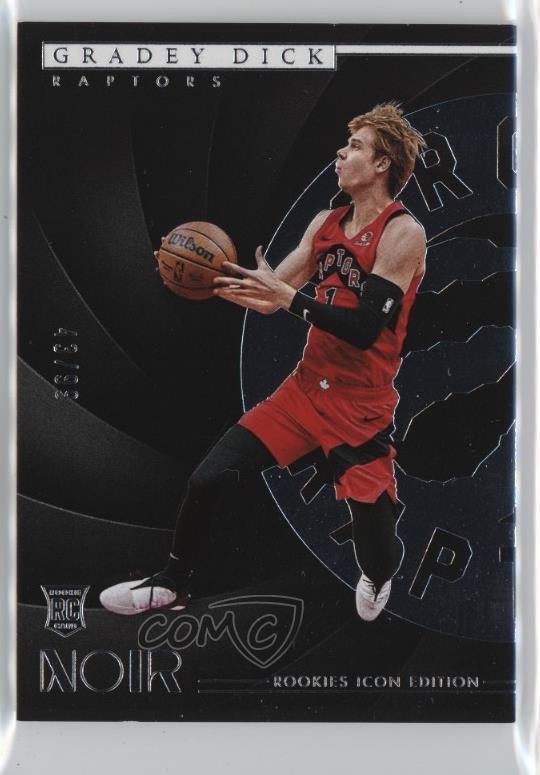 2023-24 Panini Noir Rookies Icon Edition 43/99 Gradey Dick #198 14cm