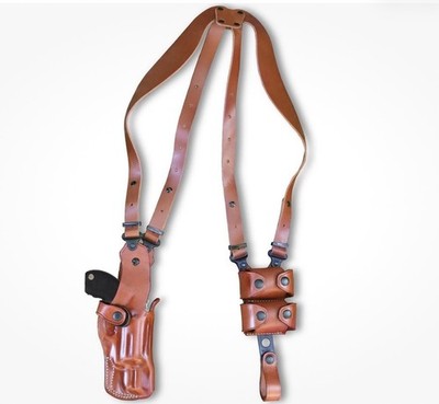 Fits Colt Python 357 Magnum 2.5 BBL Vertical Shoulder Holster #1305# RH