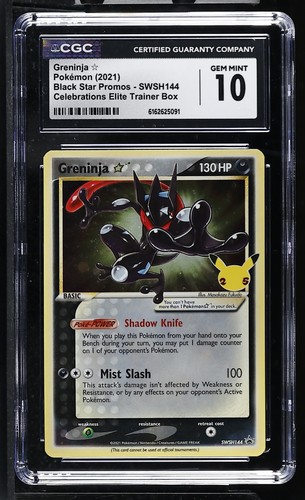 Greninja ★ graded CGC 10 for sale on eBay