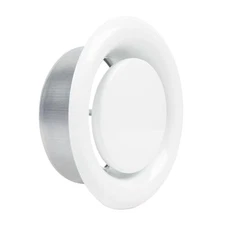 4 Inch AC Air Vent Cover Steel Round Exhaust Adjustable Valve 4-Inch 100mm