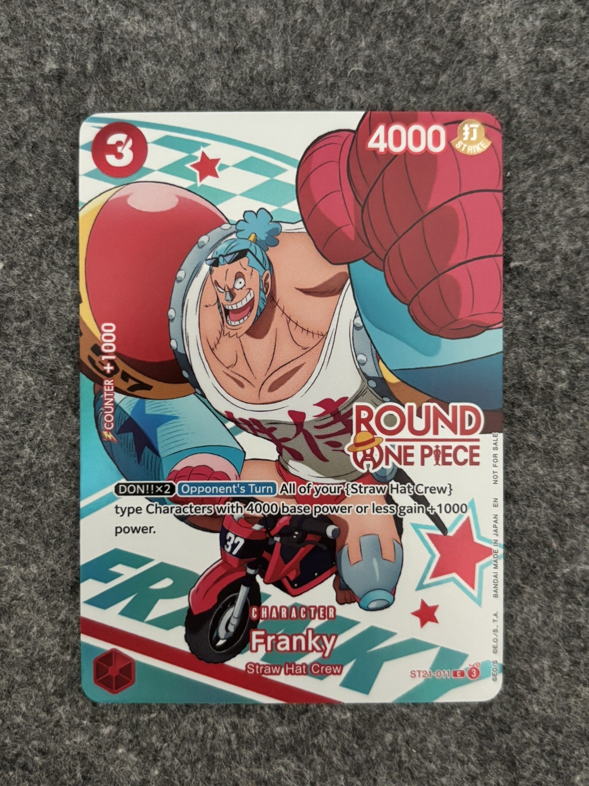 Franky (Round 1 Promo) ST21-011 One Piece Promotion Cards Foil NM