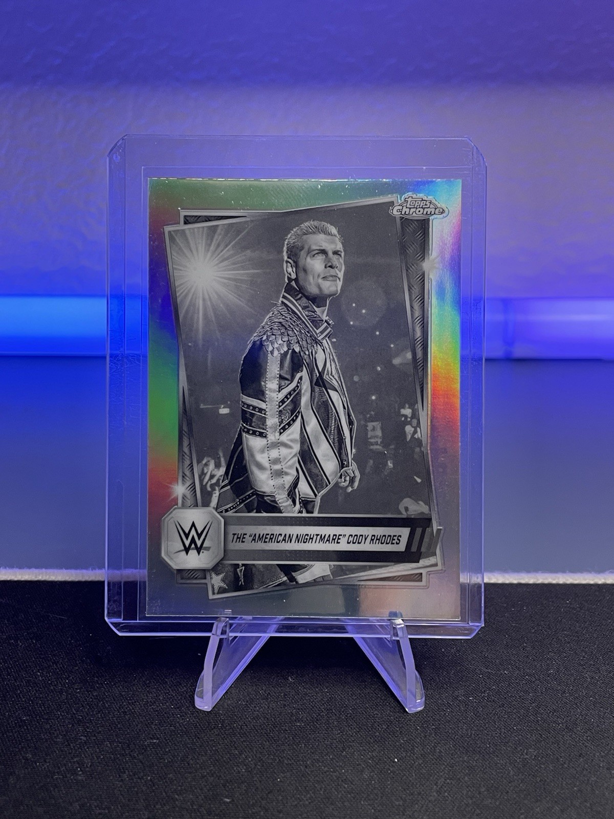 2025 Topps Chrome WWE The American Nightmare Cody Rhodes Sepia #1 Smackdown