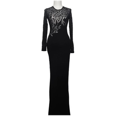 Jonathan Saunders, Maxikleid, Größe: XS, Schwarz #cN8