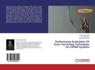 Performance Evaluation Of Error Correcting Techniques For OFDM Systems Buch 2014