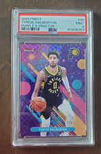 Tyrese Haliburton Purple X-Fractor 138/150 Psa 9 Indiana Pacers Card
