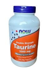 NOW Foods Double Strength Taurine 1,000 mg 250 Veg Caps