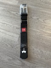 NWT Under Armour Adult UA Adjustable Baseball Belt Fits Up to 44" Black