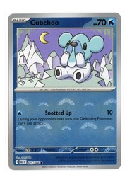 Cubchoo (Poke Ball Pattern) 025/086 SV: Black Bolt