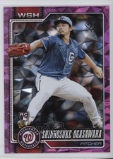2026 Topps Series 1 Pink Diamante Foil Shinnosuke Ogasawara #32 9hr