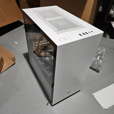 Darkflash PC Case White - Clean, 2 fans installed, Glass Side Door
