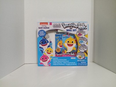 nickelodeon baby shark 4-1mess-free activities imagin in skill set new