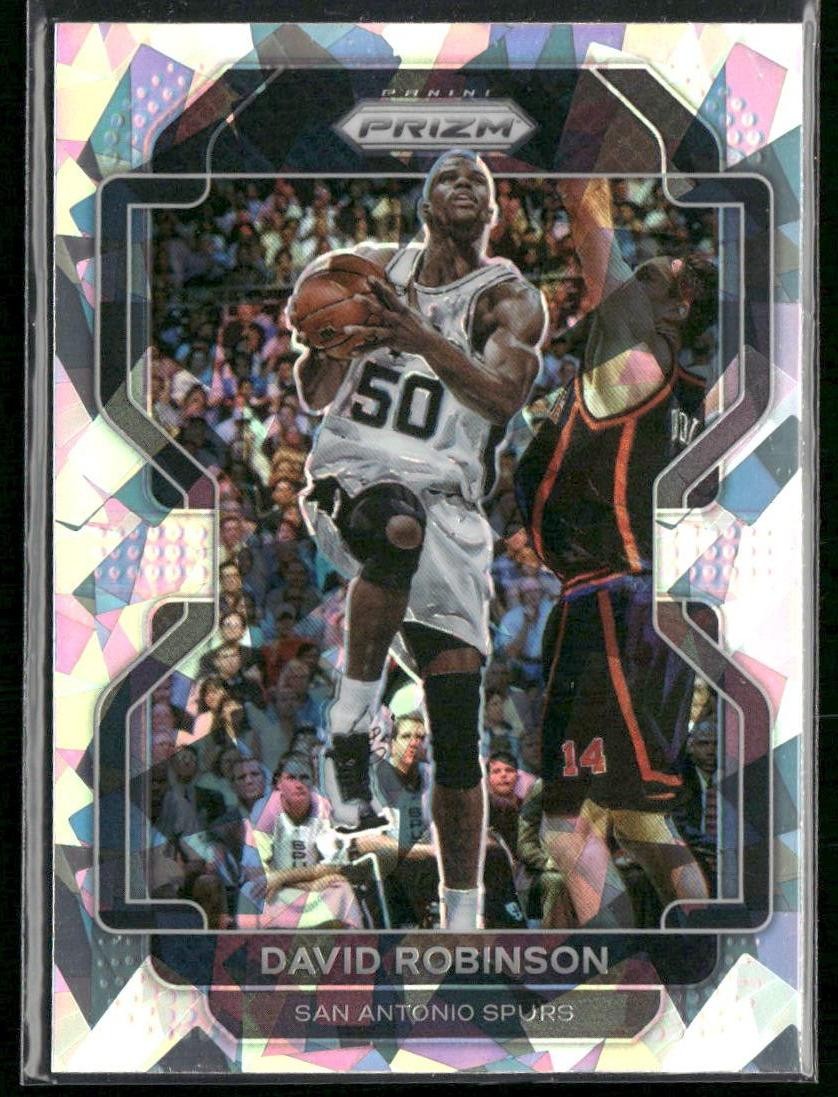 2021-22 Panini Prizm David Robinson Ice #242 San Antonio Spurs